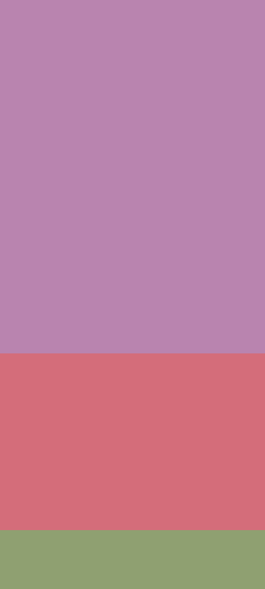 Lilac-led wallpaper: lilac fills the largest area, with dusty rose and sage green beneath.