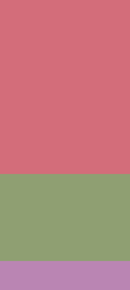 Rose-led wallpaper: dusty rose fills the largest area, with sage green and lilac beneath.
